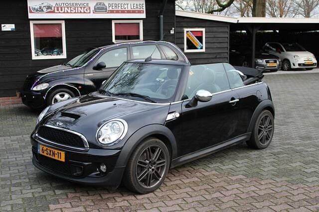Zwart Gebruikt 2014 Mini Cooper S Cabriolet Chili Cabriolet | € 11.899 (Eerlijke prijs) - Afbeelding 1/4