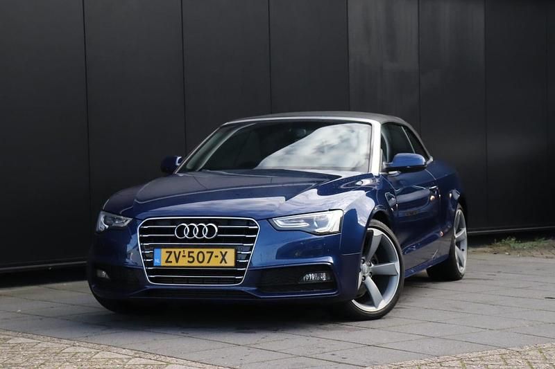 Occasion Audi A5 Cabriolet S-Line 2016 Blauw (metallic) Cabriolet