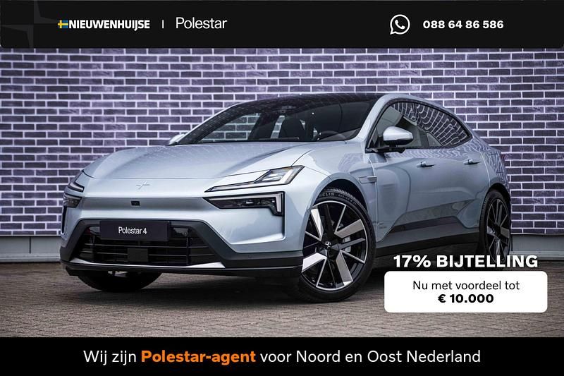 Nieuw Polestar 4 Plus 200 kW (272 PK) 2025 Blauw SUV