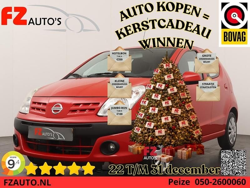 Rood Gebruikt 2010 Nissan Pixo Hatchback | € 3.945 (Eerlijke prijs) - Afbeelding 1/4