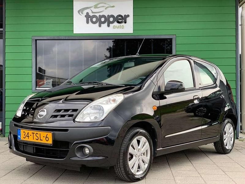 Zwart Gebruikt 2012 Nissan Pixo Hatchback | € 3.950 (Eerlijke prijs) - Afbeelding 1/4