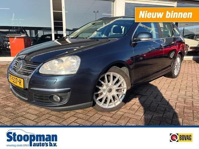 Blauw (metallic) Occasion 2007 VW Golf V Sportline Stationwagen | € 3.950 (Eerlijke prijs) - Afbeelding 1/4