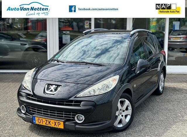 Zwart Gebruikt 2008 Peugeot 207 Outdoor Outdoor Stationwagen | € 1.950 (Eerlijke prijs) - Afbeelding 1/4