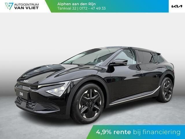 Zwart Nieuw 2025 Kia EV6 4 SUV | € 42.890 (Super prijs) - Afbeelding 1/4