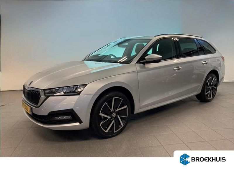 Zilver Gebruikt 2021 Skoda Octavia Business Line Stationwagen | € 22.995 - Afbeelding 1/4