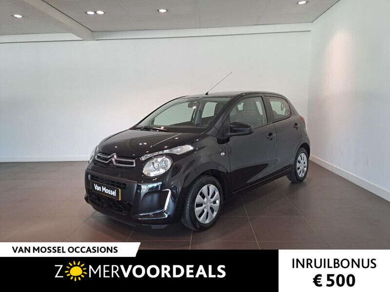 Zwart Gebruikt 2019 Citroën C1 Feel Hatchback | € 9.235 (Eerlijke prijs) - Afbeelding 1/4