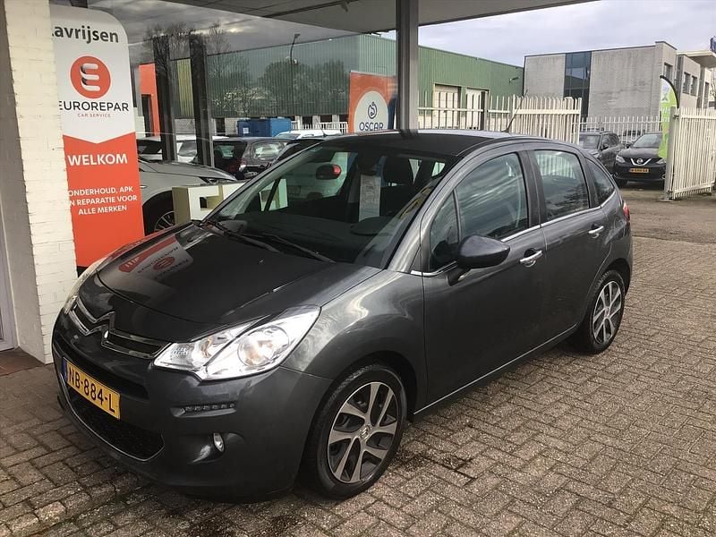 Grijs Gebruikt 2016 Citroën C3 PureTech Hatchback | € 4.000 (Goede deal) - Afbeelding 1/4