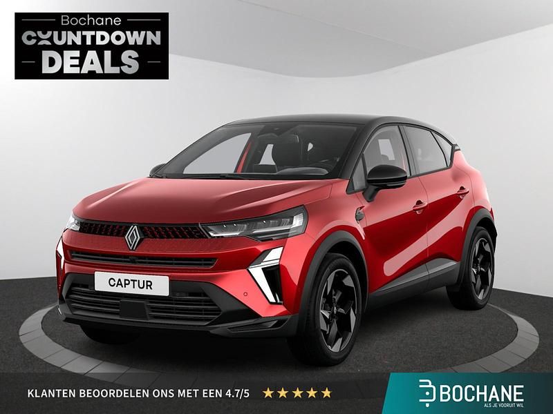 Rouge flamme + dakkleur noir étoilé (rood mica) Nieuw 2025 Renault Captur Techno SUV | € 34.548 (Goede deal) - Afbeelding 1/1