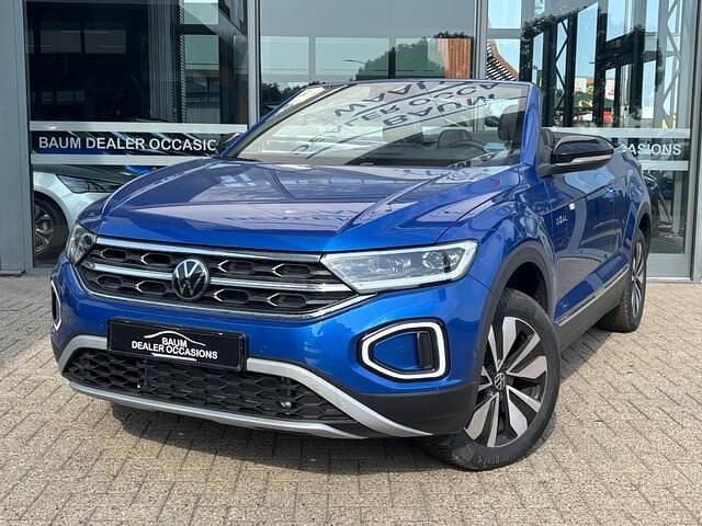 Blauw Nieuw 2025 VW T-Roc Cabriolet Goal Cabriolet | € 36.950 (Eerlijke prijs) - Afbeelding 1/4