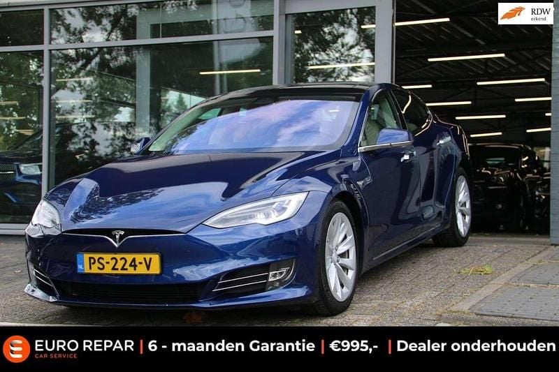 Blauw Gebruikt 2017 Tesla Model S Sedan | € 19.795 (Super prijs) - Afbeelding 1/4