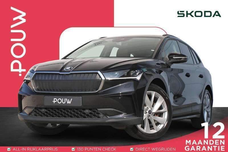 Zwart, metallic lak Gebruikt 2021 Skoda Enyaq iV SUV | € 25.450 (Eerlijke prijs) - Afbeelding 1/4