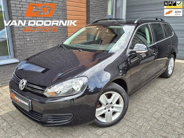 Zwart Gebruikt 2010 VW Golf VI Trendline Stationwagen | € 6.350 (Eerlijke prijs) - Afbeelding 1/4