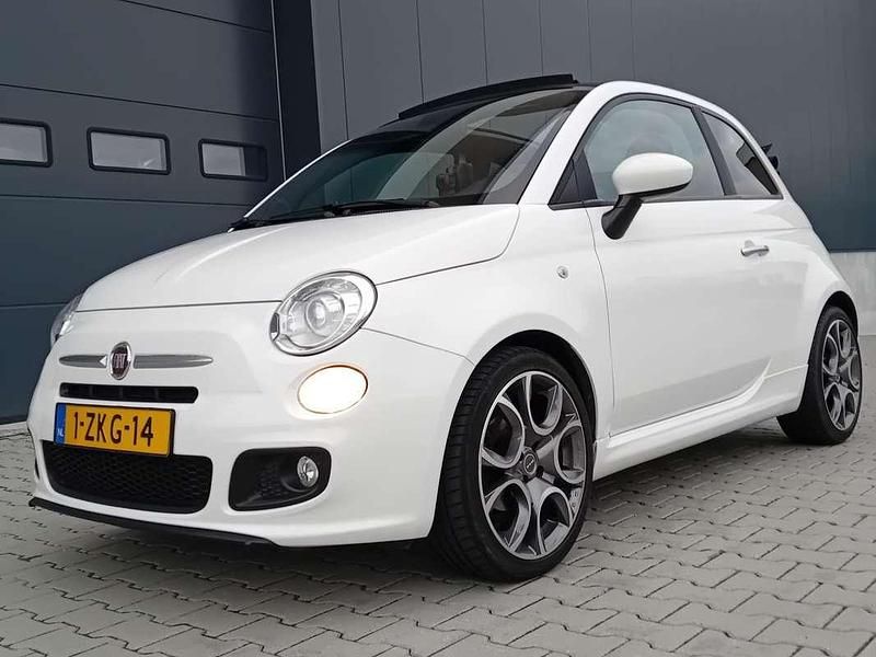 Wit Gebruikt 2015 Fiat 500S Cabriolet | € 8.495 (Eerlijke prijs) - Afbeelding 1/4