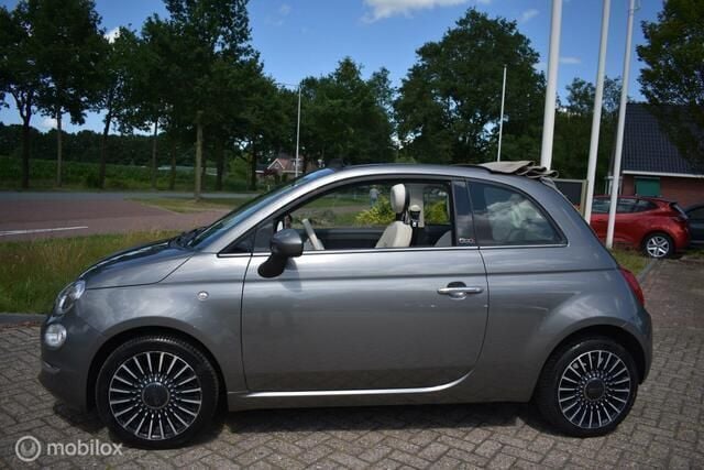 Grijs Gebruikt 2017 Fiat 500C Lounge Cabriolet | € 9.499 (Eerlijke prijs) - Afbeelding 1/4