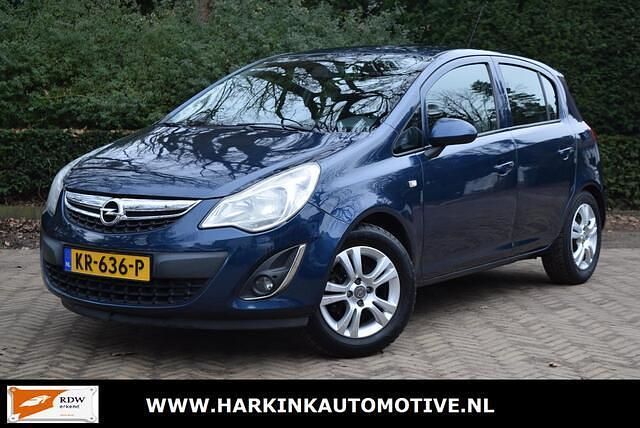 Blauw Occasion 2012 Opel Corsa Edition Hatchback | € 2.695 (Eerlijke prijs) - Afbeelding 1/4