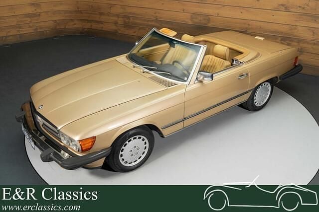 Beige Gebruikt 1988 Mercedes 560 Cabriolet | € 39.950 - Afbeelding 1/4