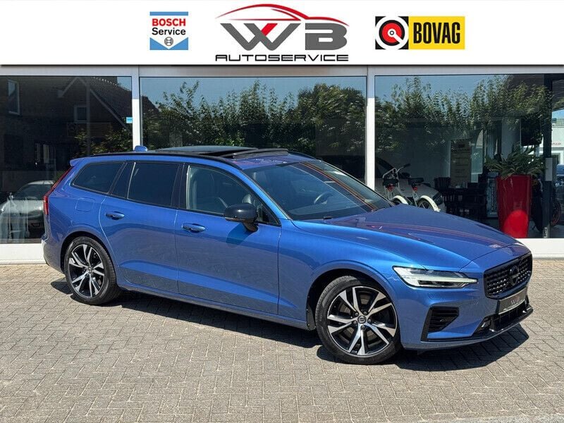 Blauw Gebruikt 2020 Volvo V60 R-Design Stationwagen | € 30.995 (Eerlijke prijs) - Afbeelding 1/4