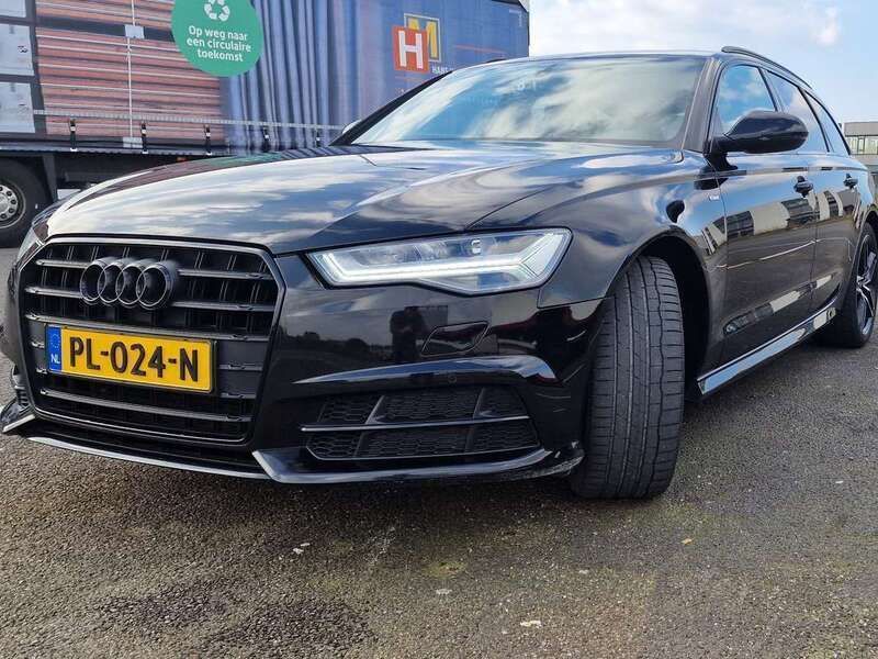 Zwart Gebruikt 2017 Audi A6 S-Line Stationwagen | € 16.250 (Eerlijke prijs) - Afbeelding 1/4