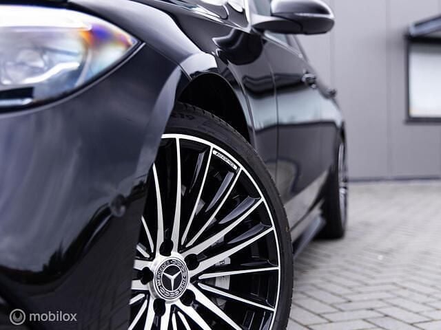 Occasion Mercedes C220 AMG line 199 PK (146 kW) 2022 Zwart Stationwagen