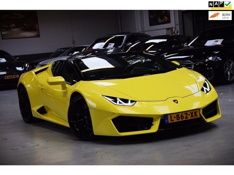 Geel Gebruikt 2017 Lamborghini Huracán Cabriolet | € 224.800 - Afbeelding 1/4