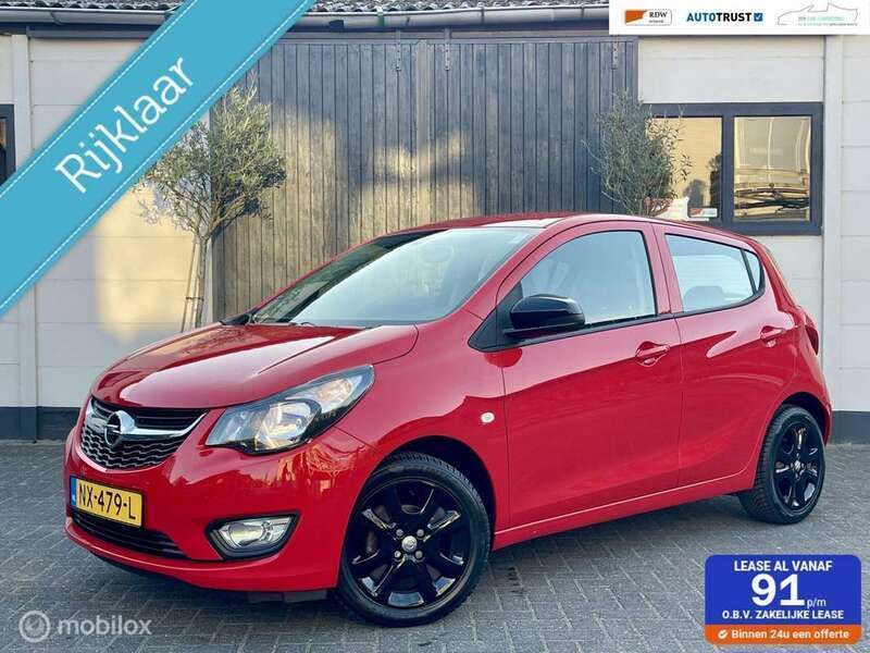 Rood Gebruikt 2017 Opel Karl Edition Hatchback | € 6.690 (Eerlijke prijs) - Afbeelding 1/4