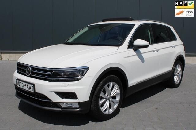 Wit Gebruikt 2017 VW Tiguan Highline SUV | € 22.950 (Goede deal) - Afbeelding 1/4