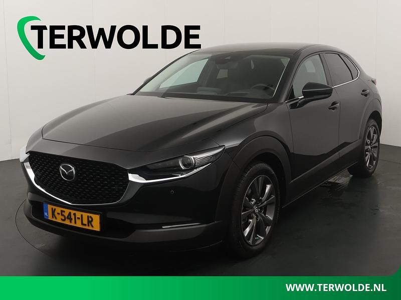 Zwart Occasion 2021 Mazda CX-30 Luxury SUV | € 25.840 (Eerlijke prijs) - Afbeelding 1/4