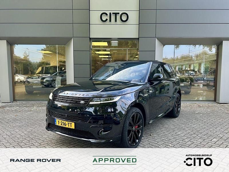 Santorini black metallic (zwart metallic)antraciet Gebruikt 2023 Land Rover Range Rover Sport SE Dynamic SUV | € 104.880 (Eerlijke prijs) - Afbeelding 1/4