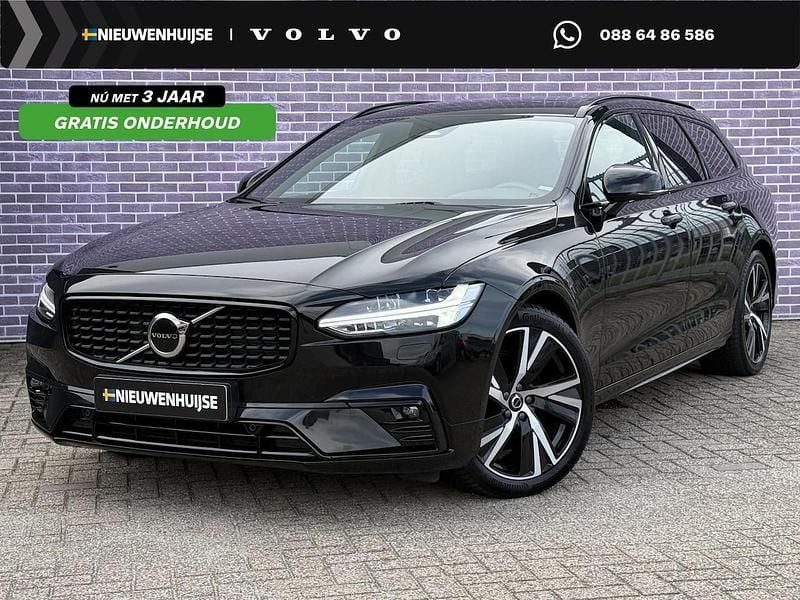 Zwart Gebruikt 2023 Volvo V90 Plus Stationwagen | € 55.899 (Eerlijke prijs) - Afbeelding 1/3