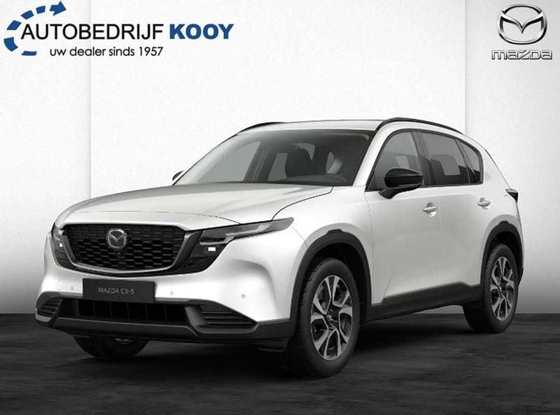 Wit Nieuw 2025 Mazda CX-5 Exclusive-Line SUV | € 51.140 (Eerlijke prijs) - Afbeelding 1/4