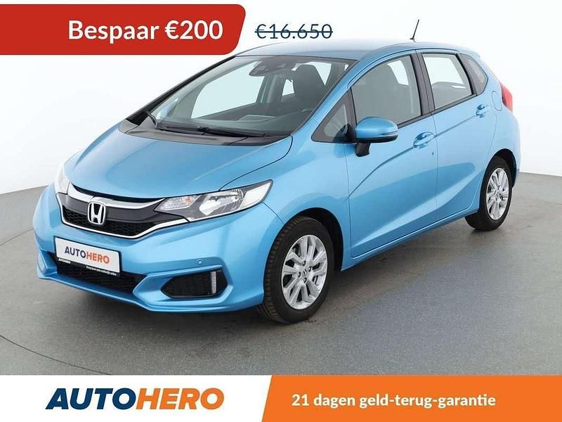 Blauw Gebruikt 2018 Honda Jazz Comfort Hatchback | € 16.649 (Eerlijke prijs) - Afbeelding 1/3