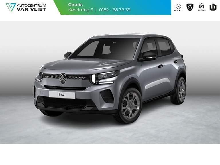 Mercury grey (grijs metallic) Nieuw 2025 Citroën e-C3 Hatchback | € 23.300 (Goede deal) - Afbeelding 1/4