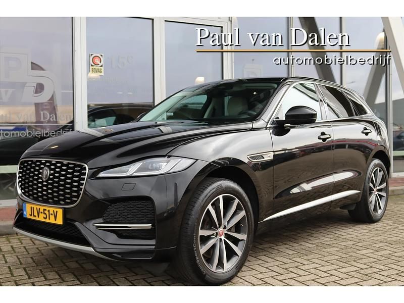 Zwart Gebruikt 2022 Jaguar F-Pace R SUV | € 38.900 (Super prijs) - Afbeelding 1/4