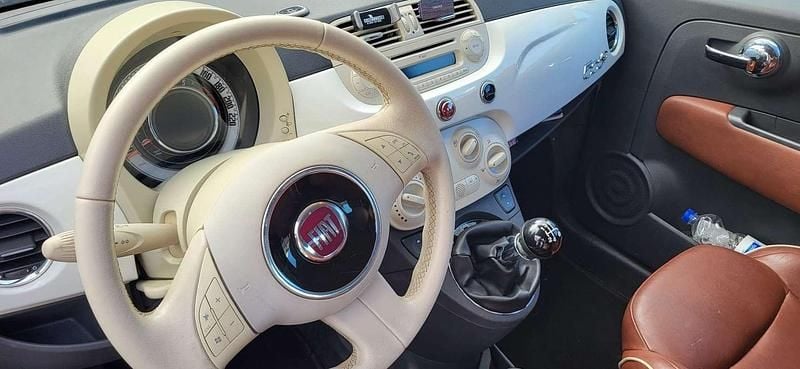 Occasion Fiat 500 Lounge 86 PK (63 kW) 2012 Wit Cabriolet