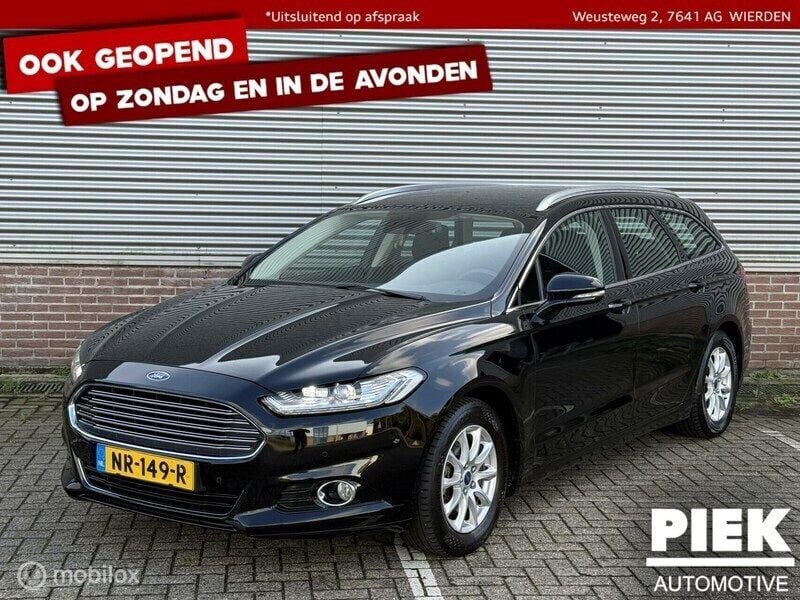 Zwart, metallic lak Gebruikt 2017 Ford Mondeo Titanium Stationwagen | € 10.999 (Goede deal) - Afbeelding 1/3