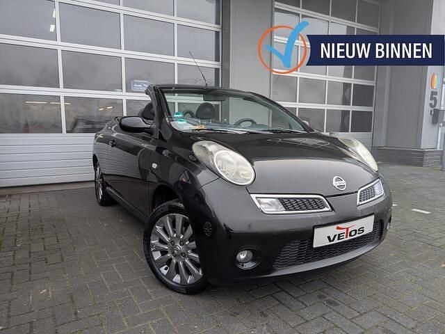 Zwart Gebruikt 2008 Nissan Micra C+C Cabriolet | € 3.777 - Afbeelding 1/4