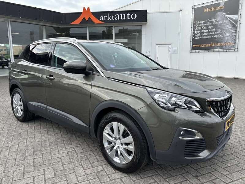 Grijs, metallic lak Gebruikt 2017 Peugeot 3008 Active SUV | € 13.740 (Eerlijke prijs) - Afbeelding 1/3