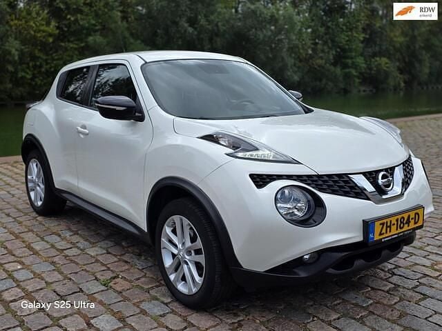 Wit Gebruikt 2016 Nissan Juke N-Connecta SUV | € 9.999 (Eerlijke prijs) - Afbeelding 1/4
