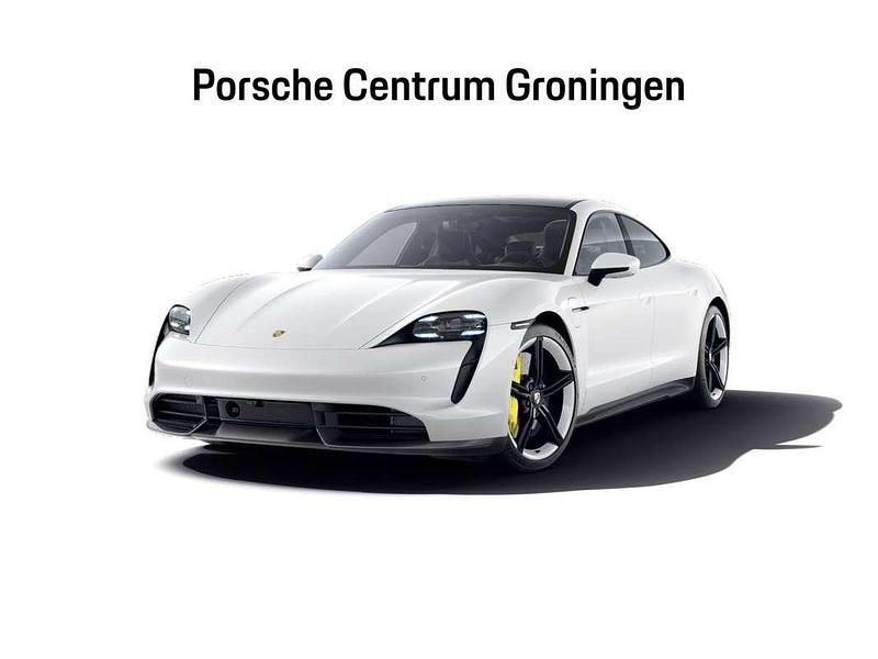 Wit Gebruikt 2020 Porsche Taycan Turbo S Sedan | € 74.900 - Afbeelding 1/4