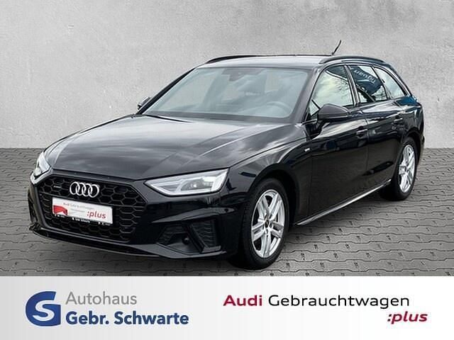 Zwart Occasion 2024 Audi A4 S-Line Stationwagen | € 50.536 - Afbeelding 1/4