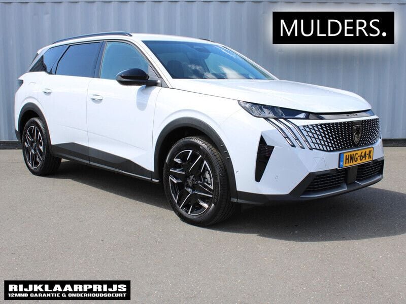 Wit, metallic lak Nieuw 2025 Peugeot 5008 Allure MPV | € 43.990 (Super prijs) - Afbeelding 1/4