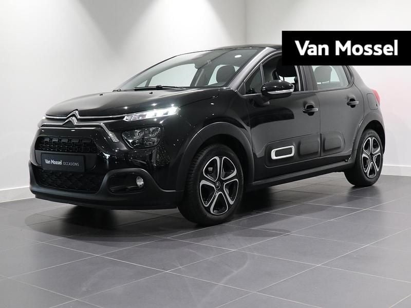 Zwart Gebruikt 2022 Citroën C3 Feel Hatchback | € 12.435 (Eerlijke prijs) - Afbeelding 1/4