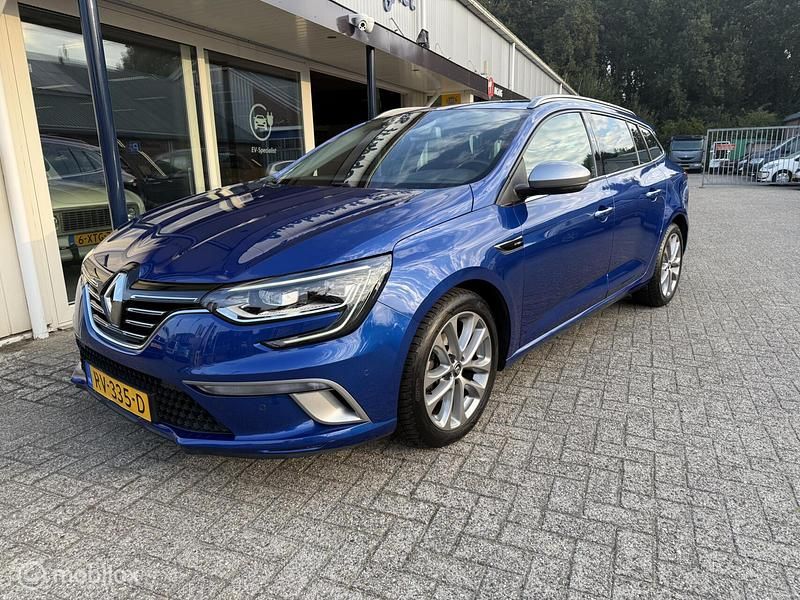 Blauw Gebruikt 2018 Renault Mégane GT Line GT-Line Stationwagen | € 13.450 (Eerlijke prijs) - Afbeelding 1/4