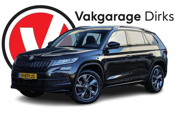 Zwart Occasion 2020 Skoda Kodiaq SportLine SUV | € 26.930 (Goede deal) - Afbeelding 1/4