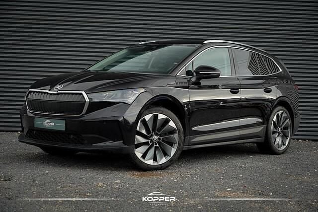 Zwart Gebruikt 2021 Skoda Enyaq iV Comfort SUV | € 19.950 (Goede deal) - Afbeelding 1/4