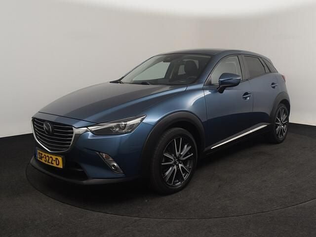 Eternal blue (blauw metallic) Gebruikt 2018 Mazda CX-3 SUV | € 18.450 (Iets duurder) - Afbeelding 1/4