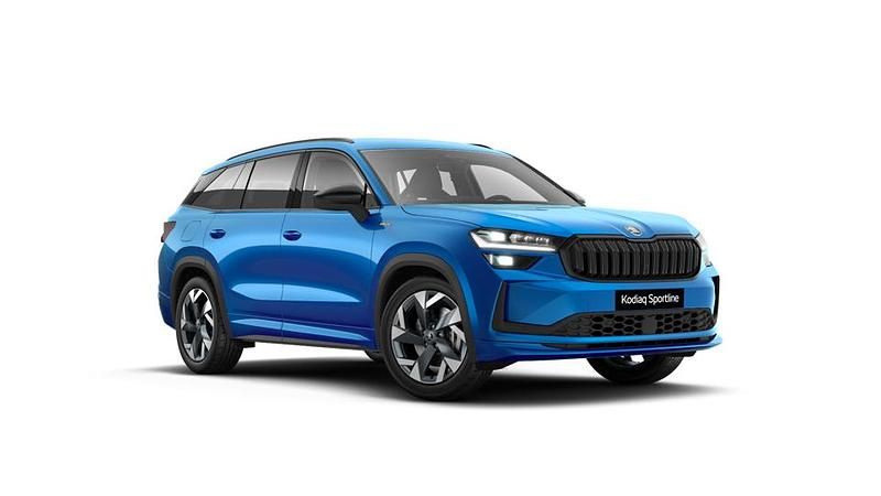 Race blue Nieuw 2026 Skoda Kodiaq Business Line SUV | € 54.690 (Eerlijke prijs) - Afbeelding 1/1
