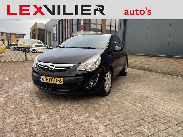 Zwart Gebruikt 2012 Opel Corsa Edition Hatchback | € 1.750 - Afbeelding 1/4