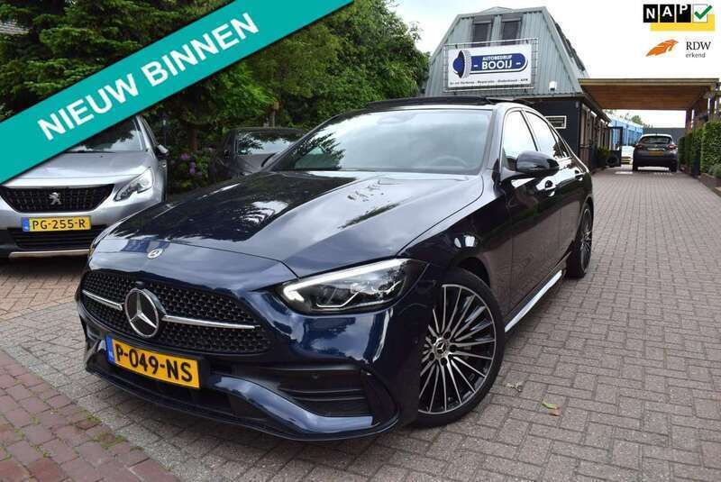 Blauw Gebruikt 2022 Mercedes C200 AMG line Sedan | € 43.945 (Super prijs) - Afbeelding 1/4