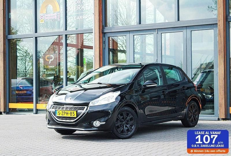 Zwart Gebruikt 2015 Peugeot 208 Style Hatchback | € 6.494 (Eerlijke prijs) - Afbeelding 1/4